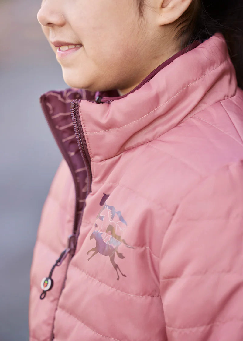 Kerrits Kids Round Up Reversible Quilted Riding Jacket