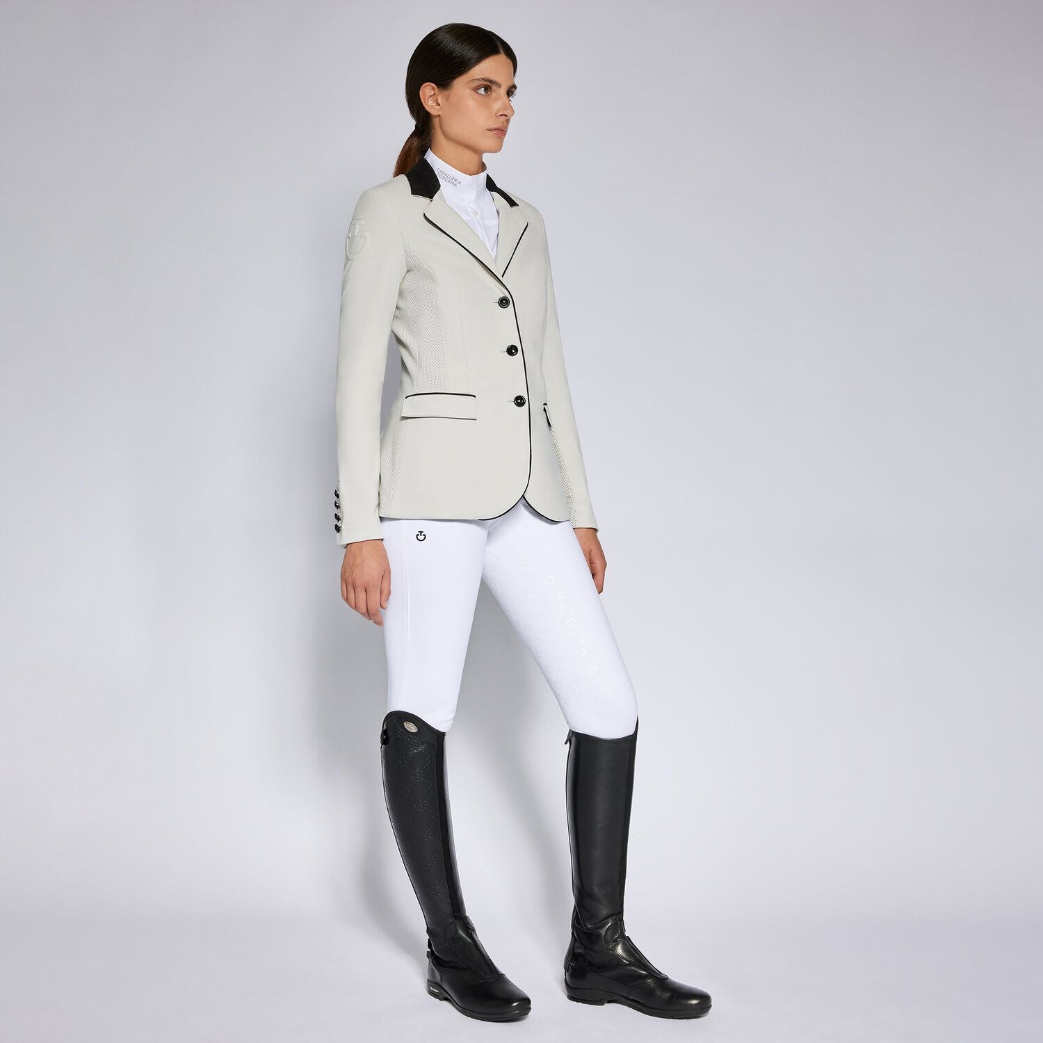 Cavalleria Toscana GP Perforated Riding Jacket - Off White