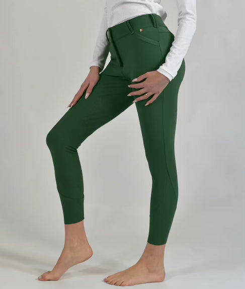 For Horses ENNIE Ultra Move Breeches Deep Green