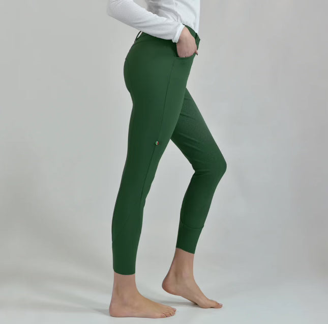 For Horses ENNIE Ultra Move Breeches Deep Green