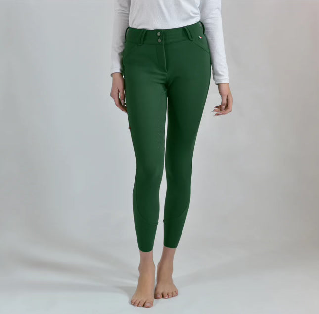 For Horses ENNIE Ultra Move Breeches Deep Green