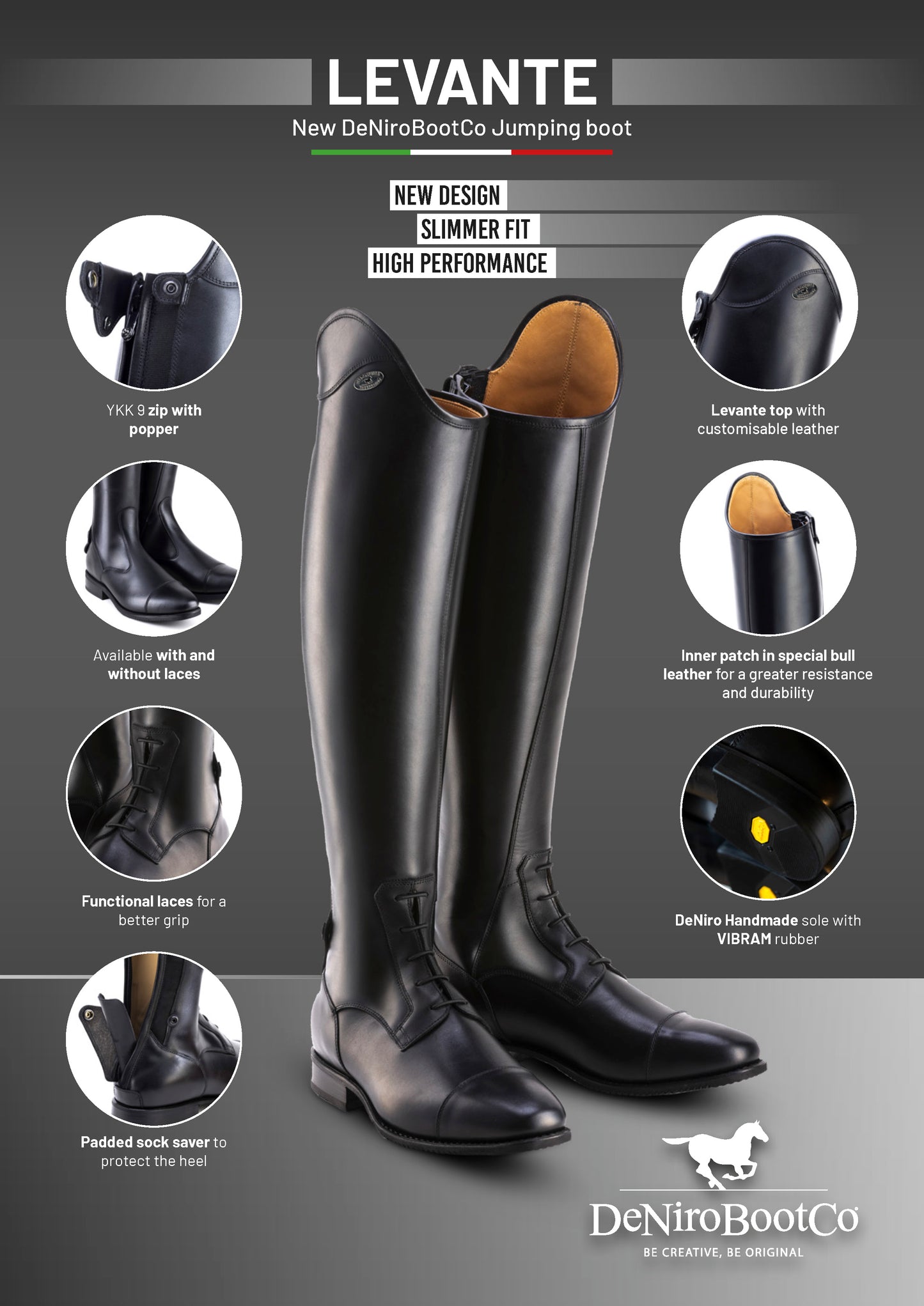 DeNiro Levante Tall Boot