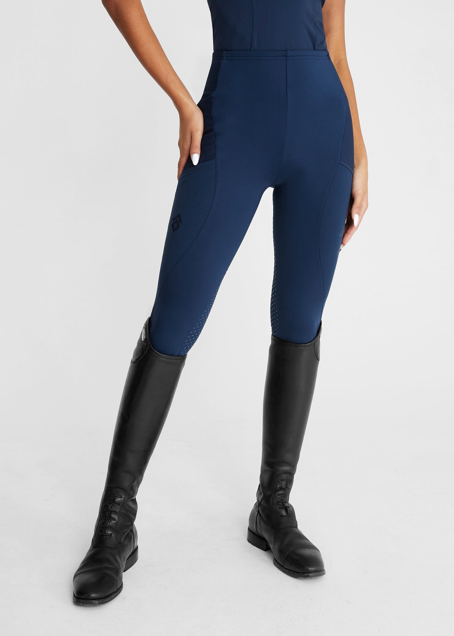 Aztec Diamond Core Full seat leggings navy