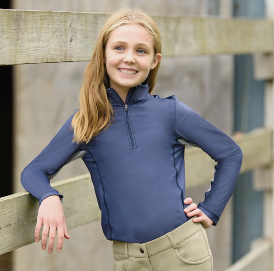 Ovation Kids Altitude Long Sleeve Sun Shirt Navy