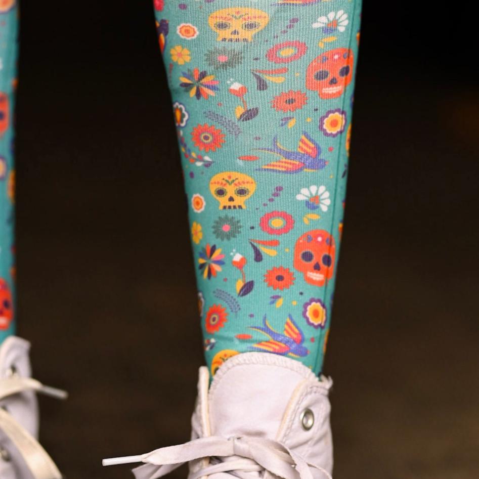 Dreamers & Schemers Holiday Day of the Dead Socks