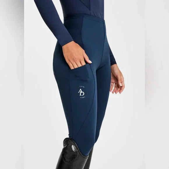 Aztec Diamond Icon Riding Legging Navy FINAL SALE NO RETURNS