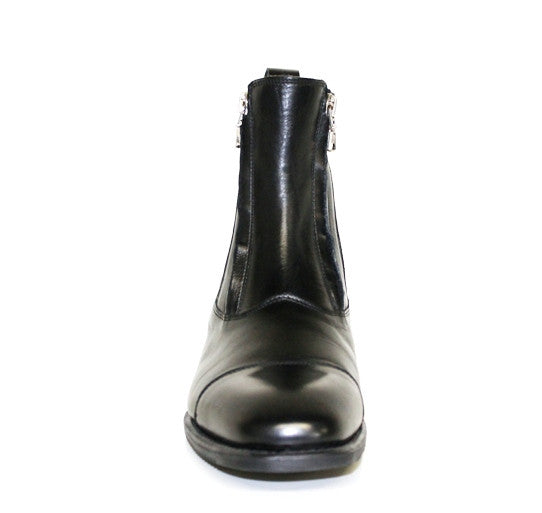 Patent leather paddock clearance boots