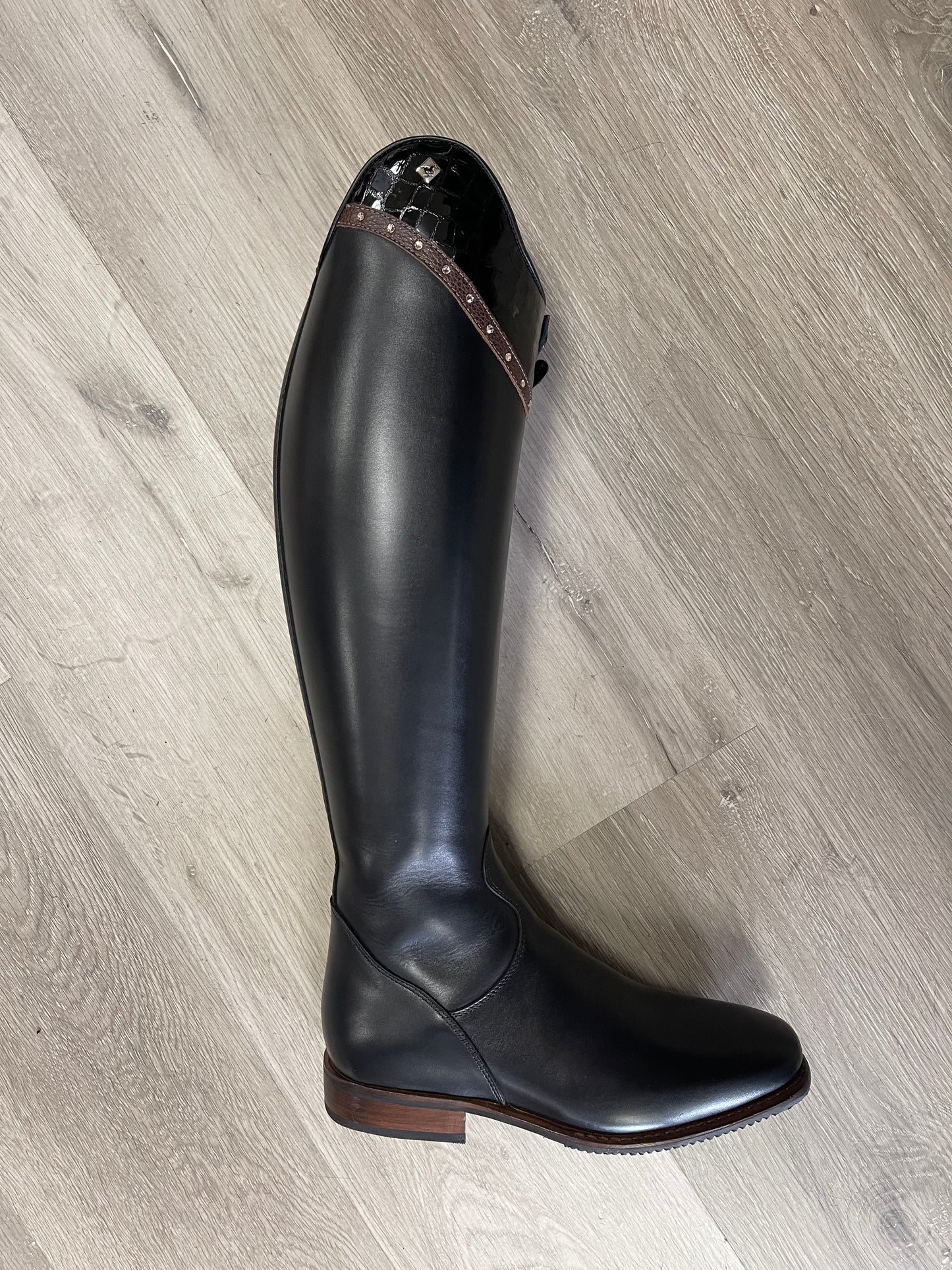 DeNiro Tiziano Dressage Custom Boot With Moka Accent