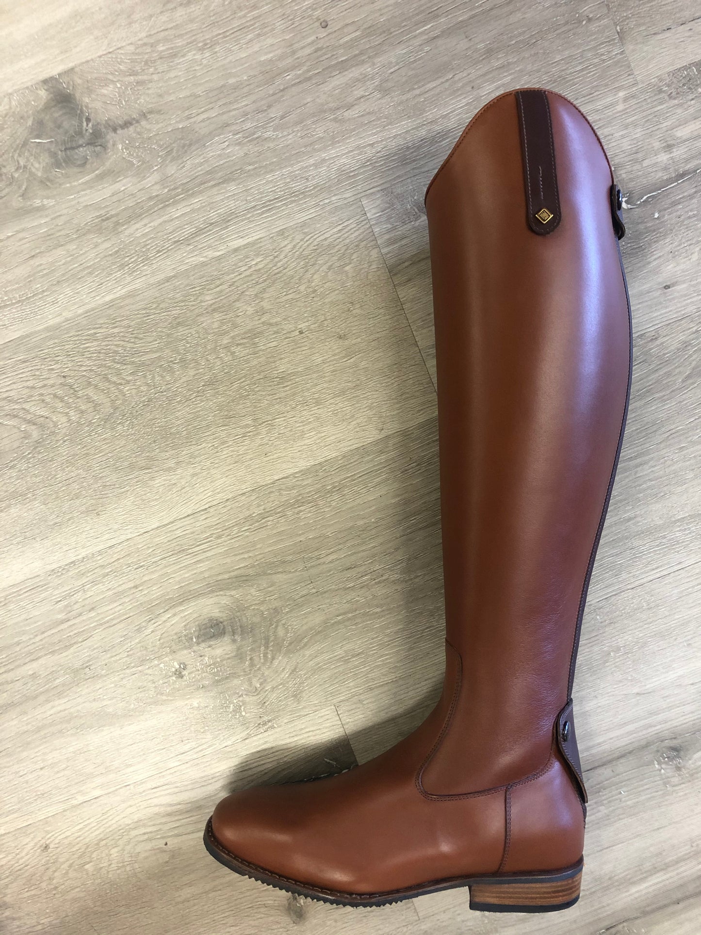 Deniro Tall Boot brandy color custom