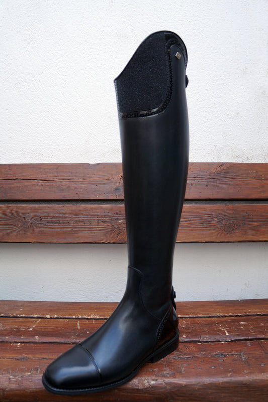 Deniro Tall Boot S2601 Top Milano in Stardust Black