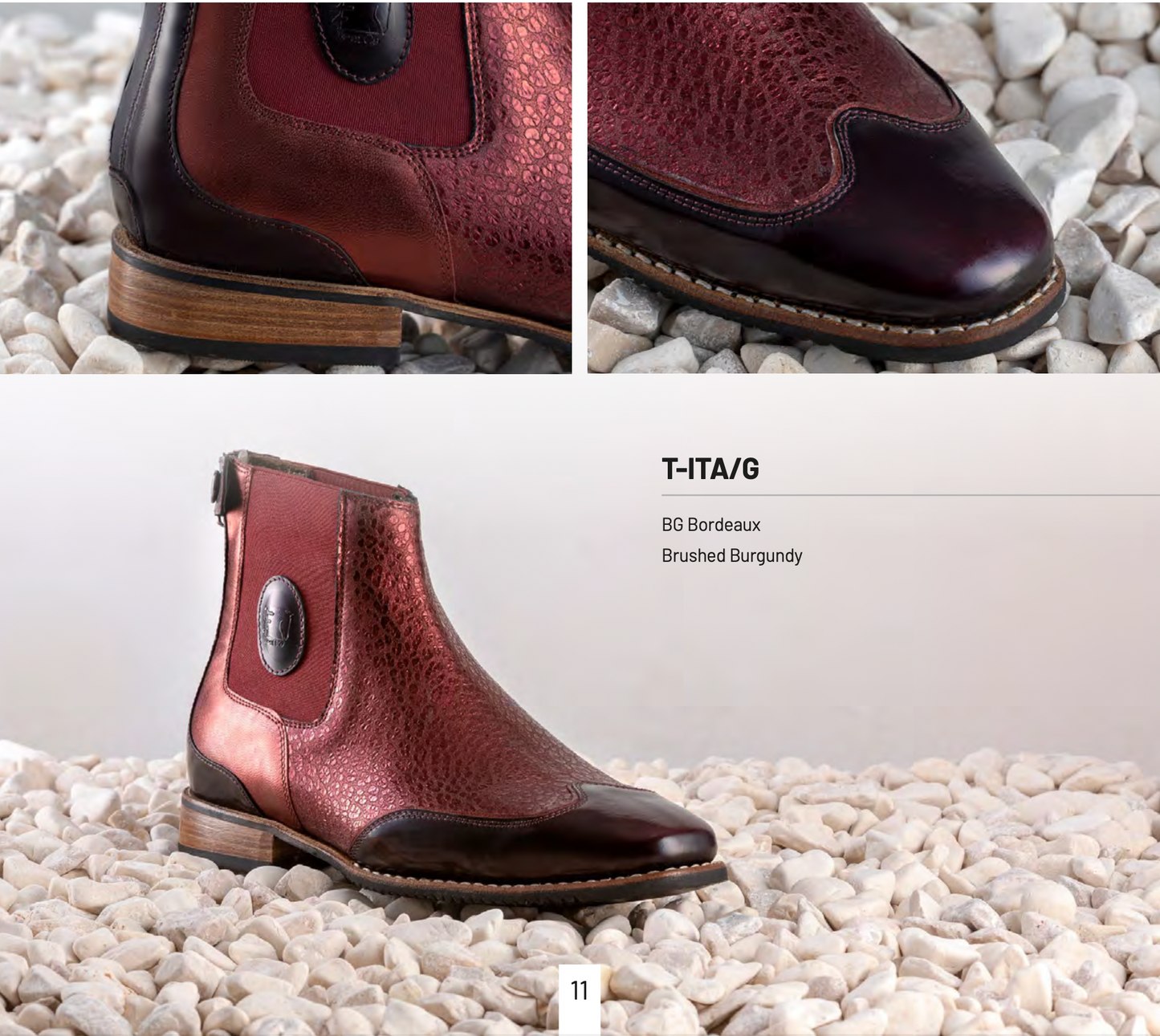 DeNiro custom Paddock Boot in brown