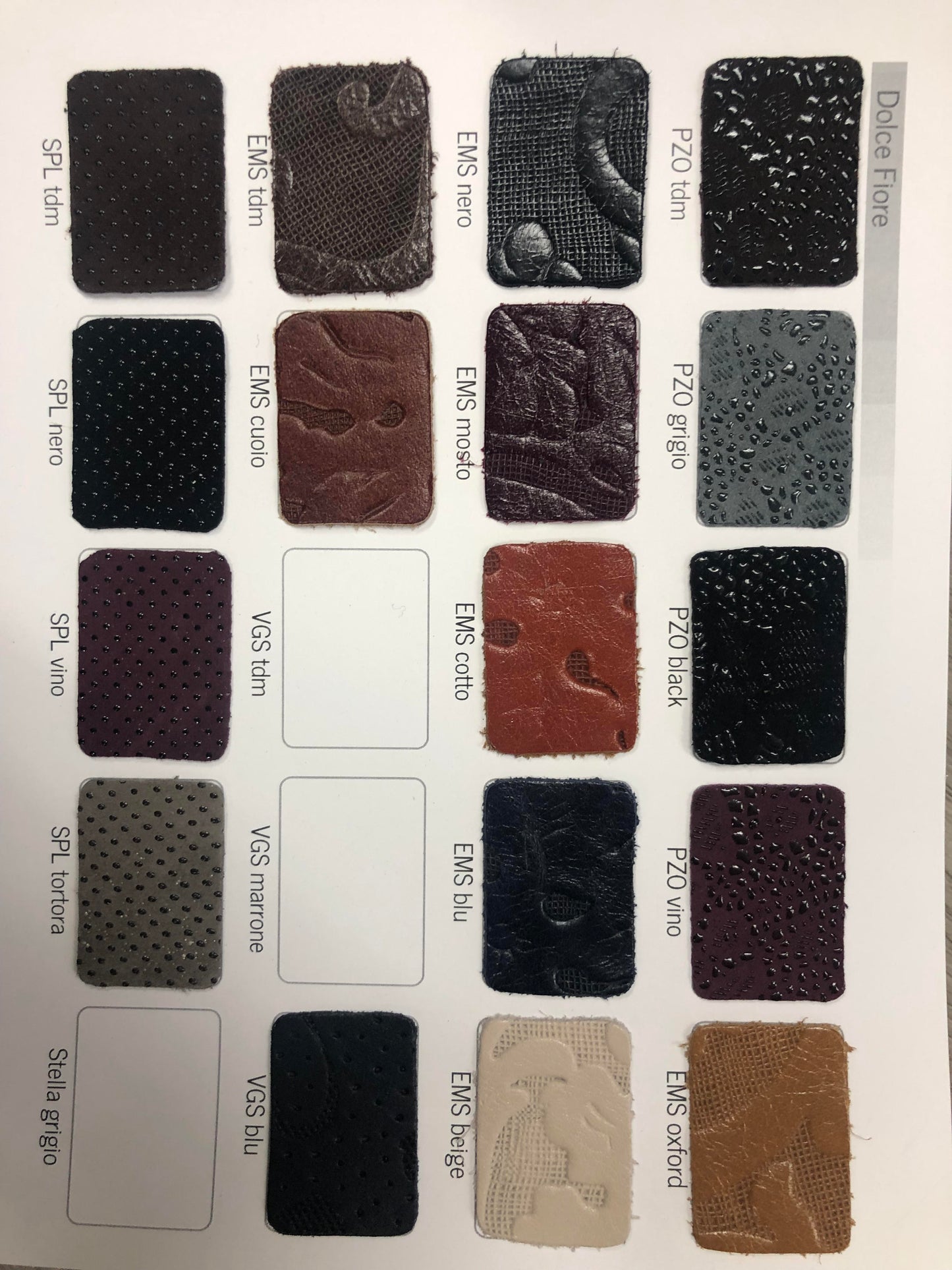 Deniro Swatches